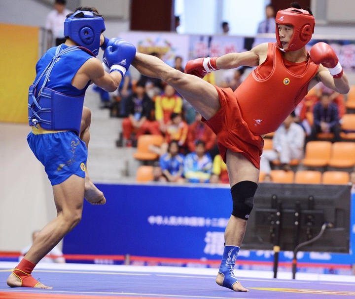 散打基础班_散打_河北顽石搏击健身培训